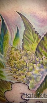 Fotó tetováló marihuánáról (Tattoo Marijuana) (érték) - példa rajz - 065