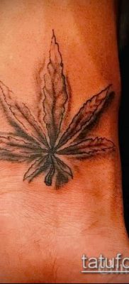 Fotó a tetováló marihuánáról (Tattoo Marijuana) (érték) - példa rajz - 066