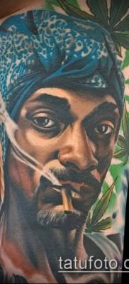 Fotó a tetováló marihuánáról (Tattoo Marijuana) (jelentése) - példa rajz - 091