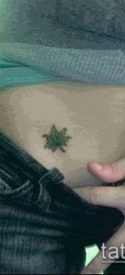Fotó a tetováló marihuánáról (Tattoo Marijuana) (jelentése) - példa rajz - 092