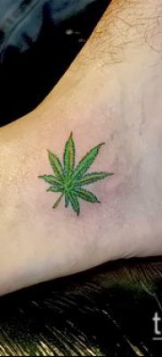 Fénykép tetováló marihuána (Tattoo Marijuana) (jelentése) - példa rajz - 096