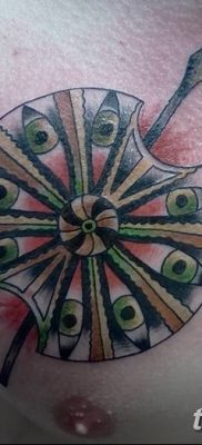 Fénykép egy lándzsás tetoválásról 2018.08.22. №009 - lándzsás tetoválás -