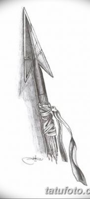 Fénykép egy lándzsás tetoválásról 2018.08.22. №007 - lándzsás tetoválás -