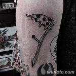 صورة لرسم وشم جديلة 06.11.2018 №045 - صورة وشم المنجل -