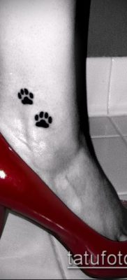fotó a macska mancs tetoválásról (jelentése) - egy példa egy érdekes tetoválási tervre - 050