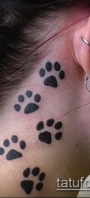 fotó macska mancs tetoválásról (jelentése) - egy példa egy érdekes tetoválási tervre - 048