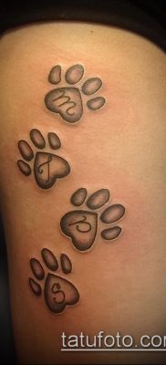 fotó macska mancs tetoválásról (jelentése) - egy példa egy érdekes tetoválási tervre - 045