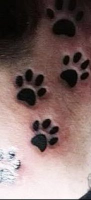 fotó macska mancs tetoválásról (jelentése) - egy példa egy érdekes tetoválási tervre - 037