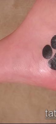 fotó a macska mancs tetoválásról (jelentése) - egy példa egy érdekes tetoválási tervre - 034