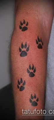fotó macska mancs tetoválásról (jelentése) - példa egy érdekes tetoválási tervre - 031
