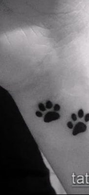 fotó macska mancs tetoválásról (jelentése) - egy példa egy érdekes tetoválási tervre - 026