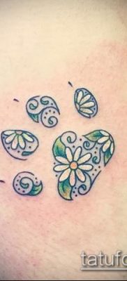 fotó macska mancs tetoválásról (jelentése) - egy példa egy érdekes tetoválási tervre - 021