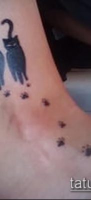 fotó macska mancs tetoválásról (jelentése) - egy példa egy érdekes tetoválási tervre - 018