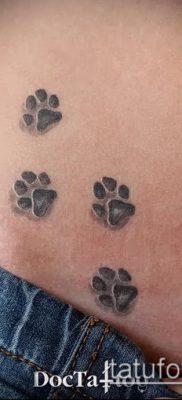 fotó macska mancs tetoválásról (jelentése) - egy példa egy érdekes tetoválási tervre - 016