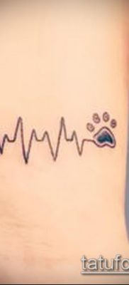 fotó macska mancs tetoválásról (jelentése) - egy példa egy érdekes tetoválási tervre - 013