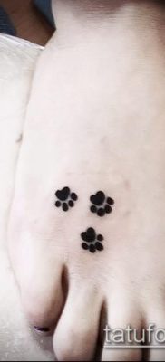 fotó a macska mancsai tetoválásról (jelentése) - egy példa egy érdekes tetoválási tervre - 010