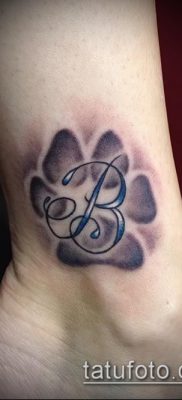 fotó macska mancs tetoválásról (jelentése) - példa egy érdekes tetoválási rajzra - 003