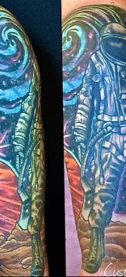 fotó az űrhajós tetoválásról, 2017. december 25 -én, 109. sz. - űrhajós tetoválás -