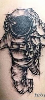 fotó az űrhajós tetoválásról, 2017. december 25 -én, №015 - űrhajós tetoválás -