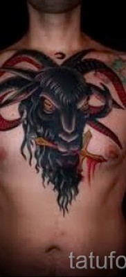 Kecske tetoválás - fotó a kész tetoválásról 10012016 238