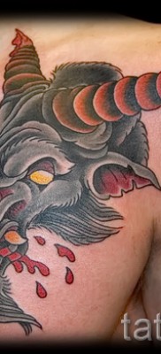 Kecske tetoválás - fotó a kész tetoválásról 10012016 45