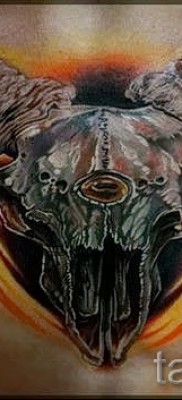 Kecske tetoválás - fotó a kész tetoválásról 40 10012016 40