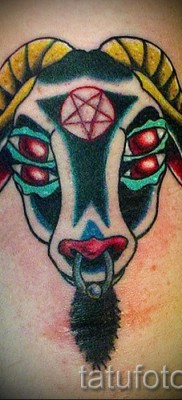 Kecske tetoválás - fotó a kész tetoválásról 10012016 39