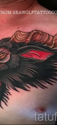 Kecske tetoválás - fotó a kész tetoválásról 10012016 -ból 20