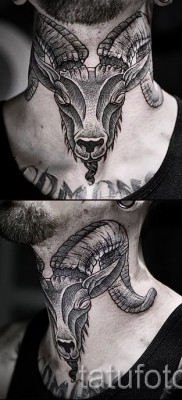 Kecske tetoválás - fotó a kész tetoválásról 10012016 -ból 17