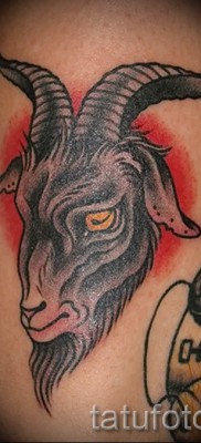 Kecske tetoválás - fotó a kész tetoválásról 10012016 -ból 6