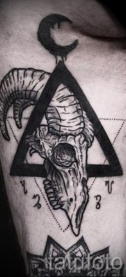 Kecske tetoválás - fotó a kész tetoválásról 10012016 -ból 5