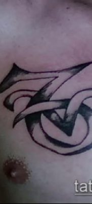 Fotó a Bak tetoválásról (jelentése) - egy példa egy érdekes tetoválási tervre - 038