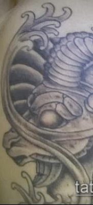 Fotó egy bak tetoválásról (jelentése) - példa egy érdekes tetoválásrajzra - 027