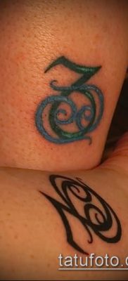 Fotó a Bak tetoválásról (jelentése) - egy példa egy érdekes tetoválási tervre - 024