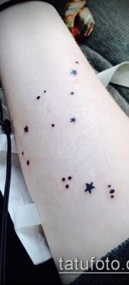 Fotó egy bak tetoválásról (jelentése) - egy példa egy érdekes tetoválási rajzra - 007