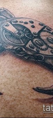 fénykép egy rák (rák) tetoválásról (érték) - egy példa egy érdekes tetoválási rajzra - 042