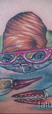 fénykép egy rák (rák) tetoválásról (érték) - egy példa egy érdekes tetoválásra - 038