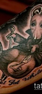 rotte tatoveringsfoto (værdi) - et eksempel på en interessant tatoveringstegning - 044