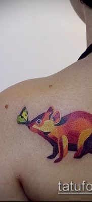 rotte tatoveringsfoto (betydning) - et eksempel på en interessant tatoveringstegning - 041