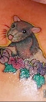rotte tatoveringsfoto (værdi) - et eksempel på en interessant tatoveringstegning - 026