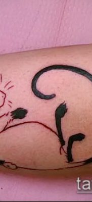 rotte tatoveringsfoto (værdi) - et eksempel på en interessant tatoveringstegning - 022