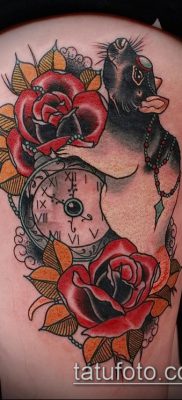 rotte tatoveringsfoto (betydning) - et eksempel på en interessant tatoveringstegning - 008