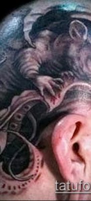 rotte tatoveringsfoto (værdi) - et eksempel på en interessant tatoveringstegning - 004