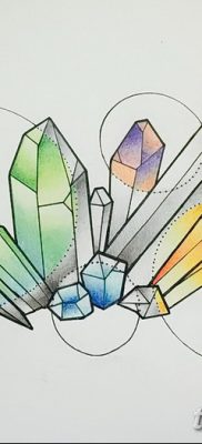 fotó egy kristálytetoválásról, kelt 2017.08.27. 050. sz. - Tetováló kristály -