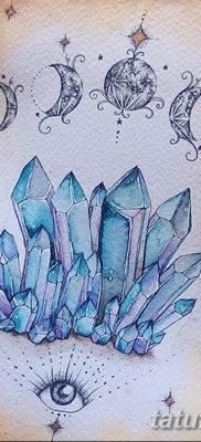 fotó egy kristálytetoválásról, kelt 2017.08.27. 015. szám - Tetováló kristály -