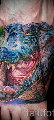 Fotó a krokodil tetoválásról egy cikkhez a krokodil tetoválás jelentéséről - tatufoto.ru - 53