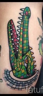Egy krokodil tetoválás fotója egy cikkhez a krokodil tetoválás jelentéséről - tatufoto.ru - 52