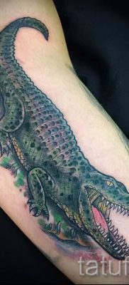 Fotó a krokodil tetoválásról egy cikkhez a krokodil tetoválás jelentéséről - tatufoto.ru - 51