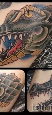 Egy krokodil tetoválás fotója egy cikkhez a krokodil tetoválás jelentéséről - tatufoto.ru - 47