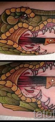 Fotó a krokodil tetoválásról egy cikkhez a krokodil tetoválás jelentéséről - tatufoto.ru - 44